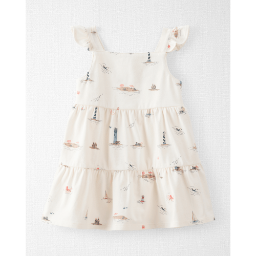 Baby Organic Cotton Dress in Coastal Vacation Print - Little Planet | Carter's