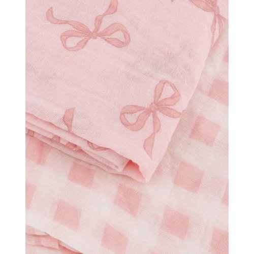 Light Pink Baby Cotton Muslin Wrap 2 Pack | Best&Less™ Online