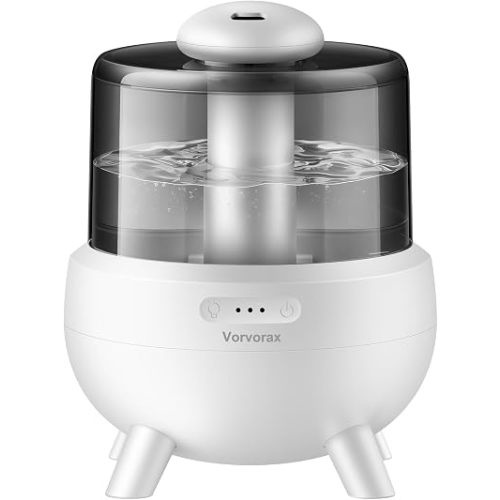Cool Mist Baby Humidifiers for Bedroom, 25dB Quiet Easy to Clean, 300 FT²