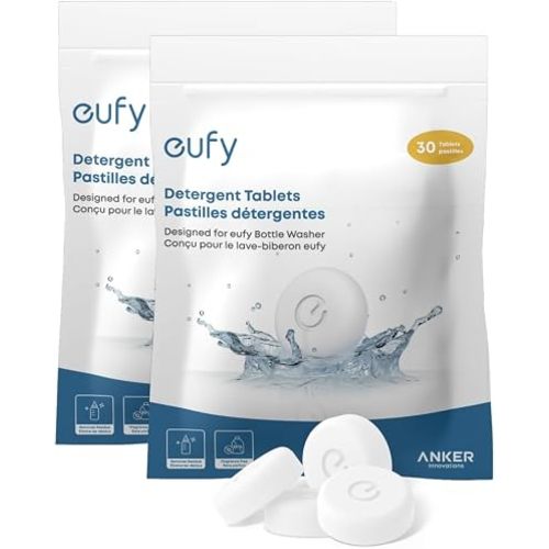 eufy Baby Bottle Washer, Detergent Tablets, 60 Count (2-Pack)