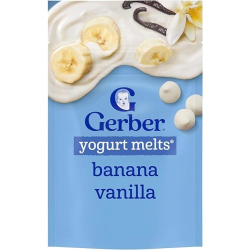 GERBER Yogurt Melts Banana Vanilla 1.0 oz Pouch