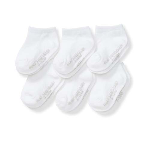 Solid Organic Cotton Toddler Ankle Socks 6 Pack – Burt's Bees Baby