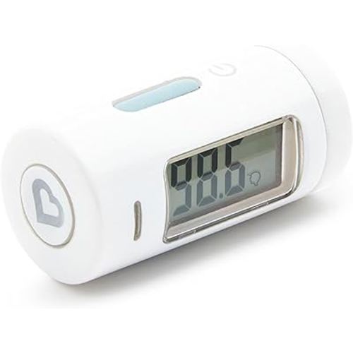 Munchkin® Forehead Baby Thermometer for Newborns, Kids and Adults, No Touch, Infrared, Fast 1 Second Digital Reading, Travel Case, White
