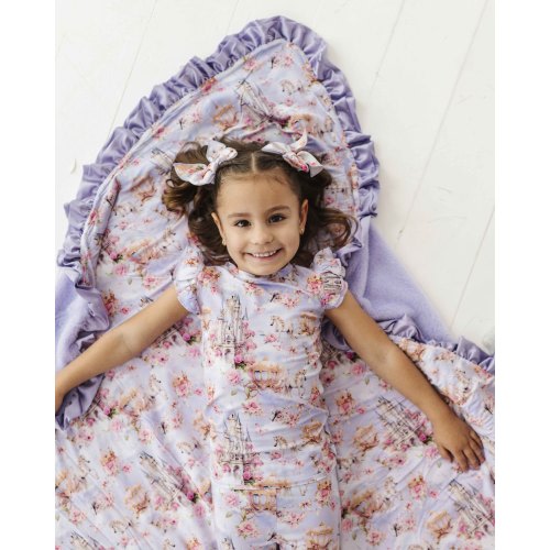 A Knight to Remember Ruffled Minky Blanket