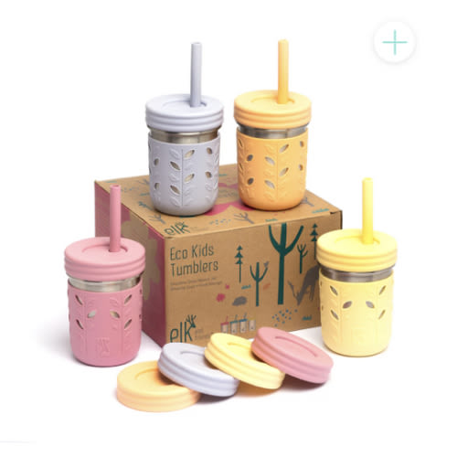 Stainless Steel 10oz Drinking Tumblers + Food Storage