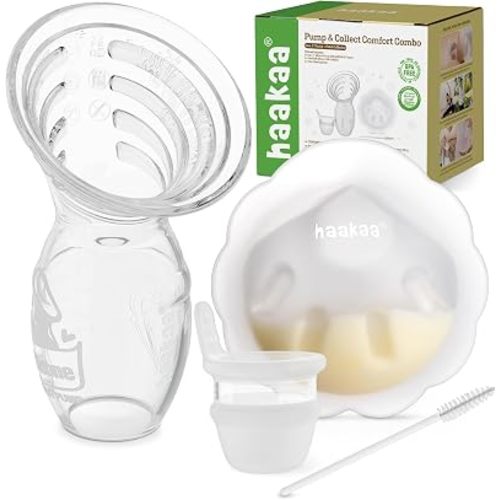 haakaa Gen.1 Plus Pump with SpillGUARD Insert & Petal Milk Collector Set