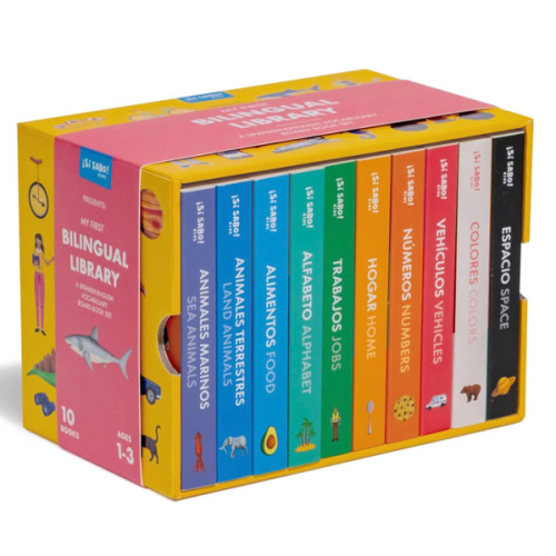 My First Bilingual Library: A Spanish-English Vocabulary Board Book Set of Colors, Numbers, Animals, ABCs, and More