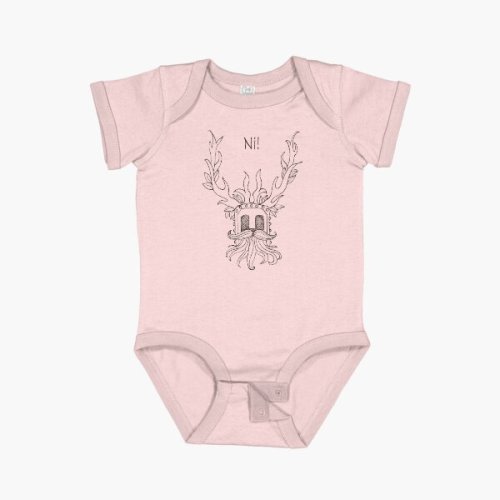 Holy Grail Knights who say Ni! Short Sleeve Baby One-Piece