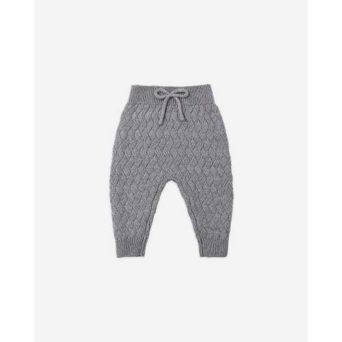 Knit Pant Heathered Slate – Quincy Mae