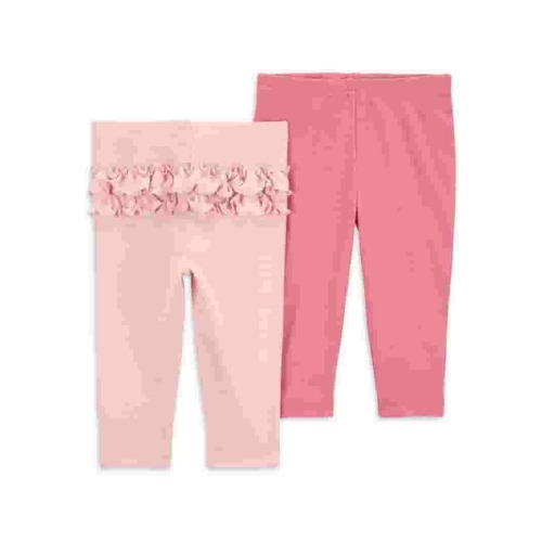 Carter's Child of Mine Baby Girl Pants, 2-Pack, Sizes Preemie-12 Months