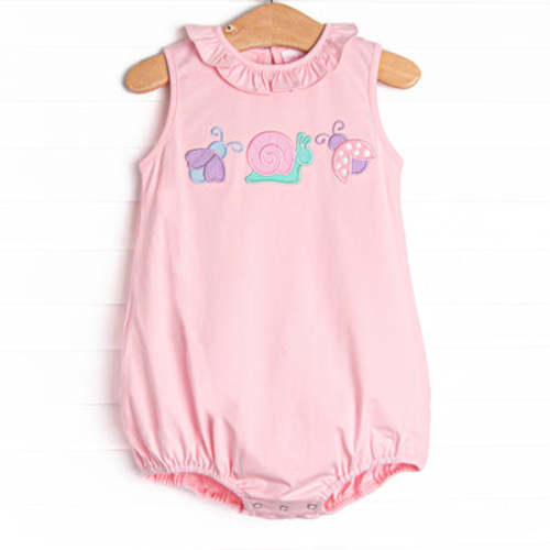 Critter Crawlers Applique Bubble, Pink – Stitchy Fish