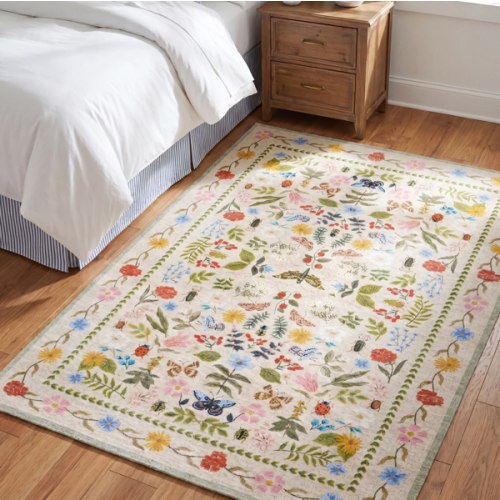 Rifle Paper Co. x Loloi Canopy Cream Area Rug & Reviews | Birch Lane