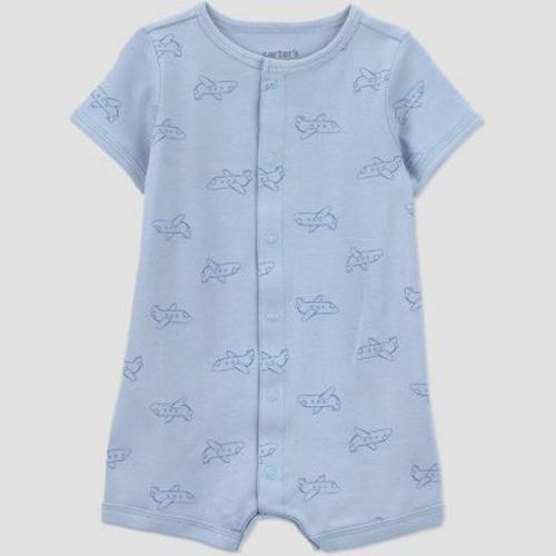 Carter's Just One You® Baby Boys' Airplane Romper - Blue 12M