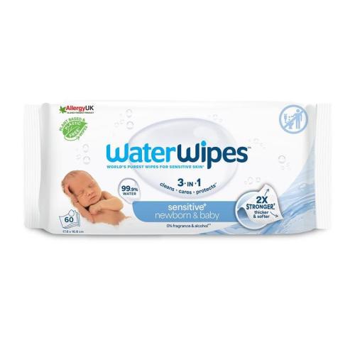 WaterWipes | Baby & Newborn Sensitive Wipes 60 Pack