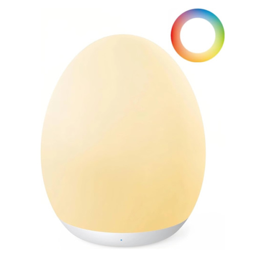 Rechargeable Egg Night Light for Breastfeeding 1h Timer & Touch Control