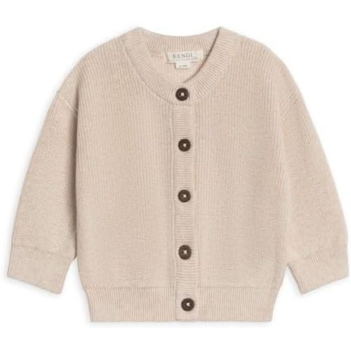 Colored Organics Baby and Kids Organic Cotton Knit Sweater - Long Sleeve Knit Pullover