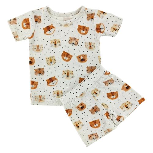 Cub Cuddles Bamboo Shorts Sets - 0-3 months