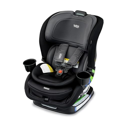 Britax Poplar Convertible Car Seat, 2-in-1 Car Seat with Slim 17-Inch Design, ClickTight Technology, Stone Onyx