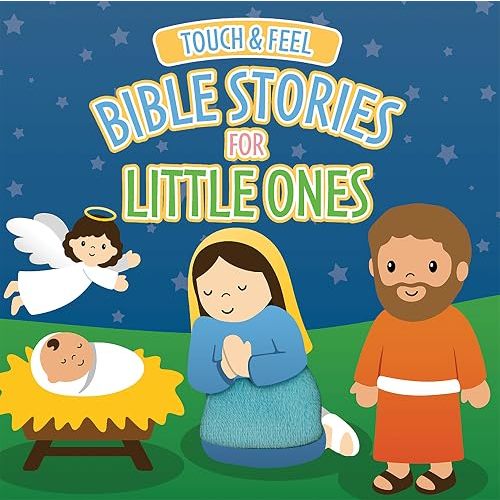 Little Hippo Books Bible Stories for Little Ones | Religious Books for Kids | Sensory Books for Children | Children’s Religious Touch & Feel Books