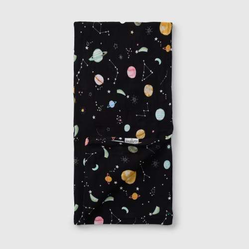 Loulou Lollipop Muslin Swaddle | Planets