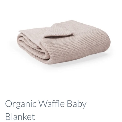 Organic Waffle Baby Blanket