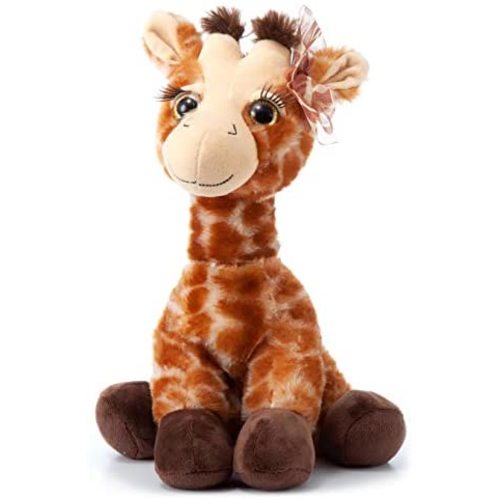 The Petting Zoo, Lash'z Giraffe Stuffed Animal, Gifts for Girls, Plush Toy 12 inches