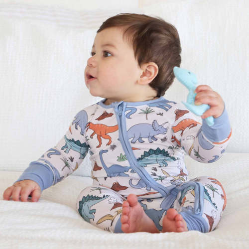 Dino Dude Convertible Zip Romper