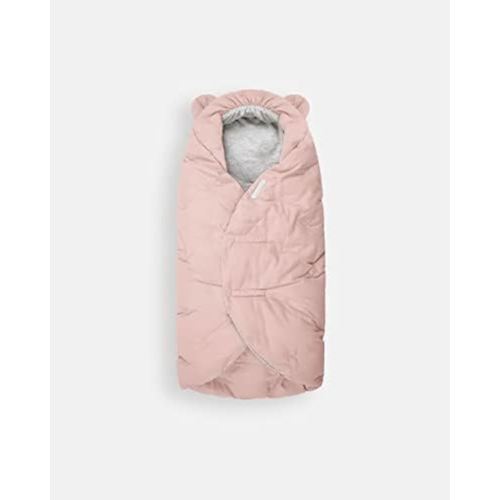 7AM Enfant Baby Car Seat - Nido Quilted Baby carier Cover, Hooded Soft Plush Lining, Stroller | (Cameo, Small 0-6M)
