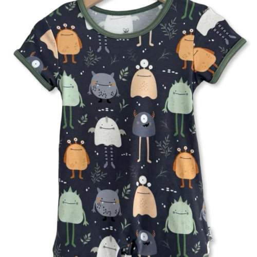 Monster Mash Shorty Romper
