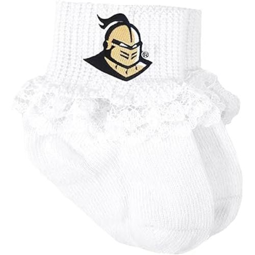 Future Tailgater UCF Knights Central Florida Officially Licensed Baby Socks with Lace