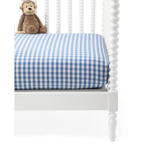 Gingham Crib Sheet