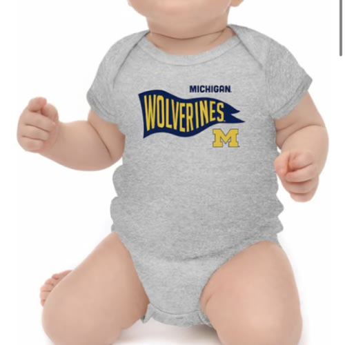 Michigan Wolverines Retro Onesie