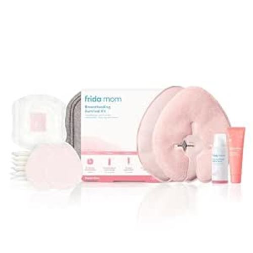 Frida Mom Breastfeeding Survival Kit, 13 Piece Gift Set for Nursing Moms