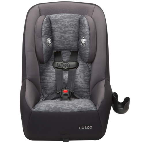 Cosco Kids MightyFit 65 DX Convertible Car Seat, Heather Onyx, Infant & Toddler, Unisex