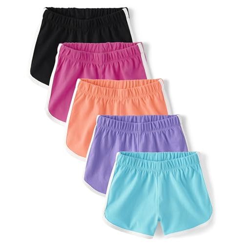 The Children's Place Baby Girls' and Toddler Assorted Knit Shorts