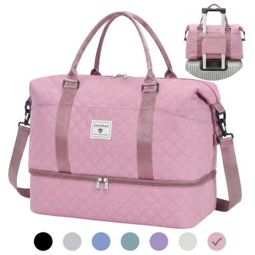 SUOSDEY Overnight Duffle Bag for Travel,Weekender Bags with Shoes Compartment,Hospital Bag for Labor and Delivery,Carry on Bag for Women,Travel,Gym,Weekend
