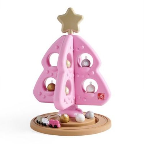 Step2 My First Christmas Tree Stacking and Sorting Toys - Pink 12pc