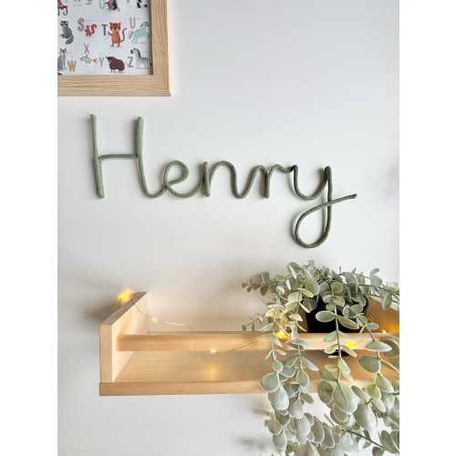 Personalized name sign for baby nursery or kids room door newborn wall art