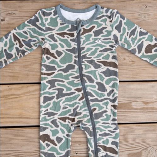 Baby Zip Up - Retro Duck Camo – BURLEBO