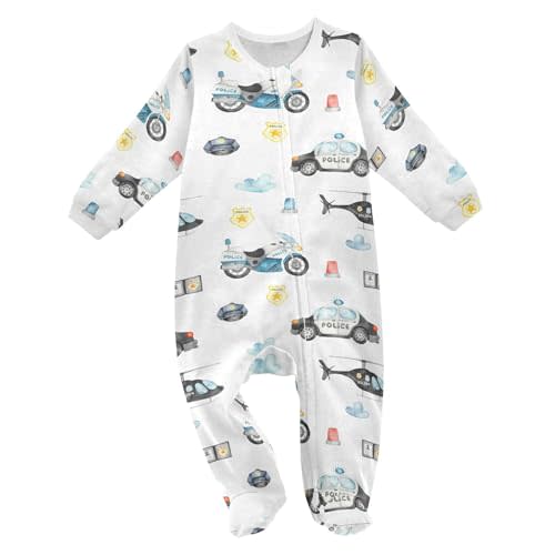 Mazeann Baby Sleepers Newborn Baby One-Piece Footies for Girl Boy