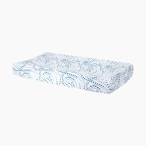Bebe au Lait Cotton Muslin Changing Pad Cover - Serenity
