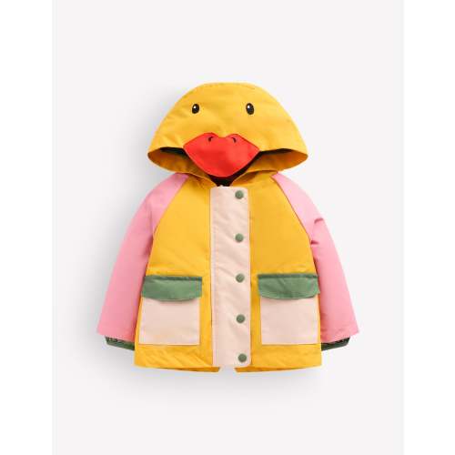 3-in-1 Shower Resistant Coat-Colourblock Duck