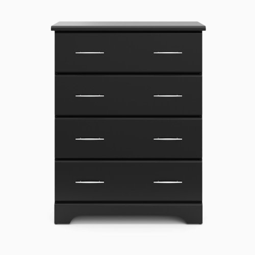 Storkcraft Brookside 4 Drawer Chest - Black