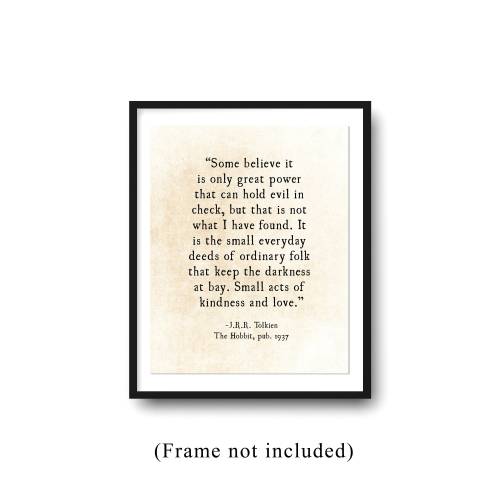 Hobbit Quote Print, Unframed