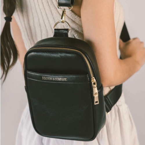 MINI MAE Small Diaper Bag - black