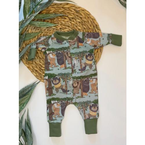 Where the Wild Things Are Romper/wild Things Romper/ Baby Clothes/Organic Baby Clothes/baby boy/baby girl/baby gift/first birthday- Wild ONE