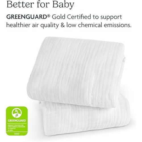 UPPAbaby Bassinet Covers for Remi Playard Bassinet Attachment - Set of 2 - Organic