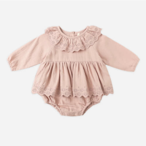 Thalia Romper || Rose – Quincy Mae