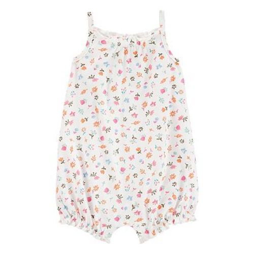 Baby Girl Carter's Floral Cotton Romper