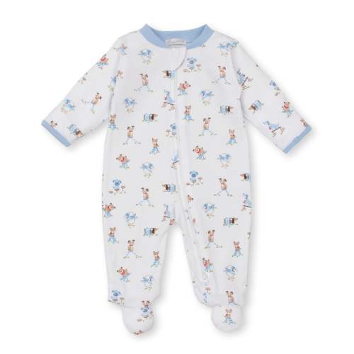 Kissy Kissy Zipper Footie | Playground Pups